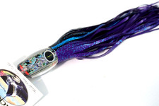 Black Bart Hawaiian Breakfast Trolling Lure Med-Heavy - PAUA HEAD/ Black Purple