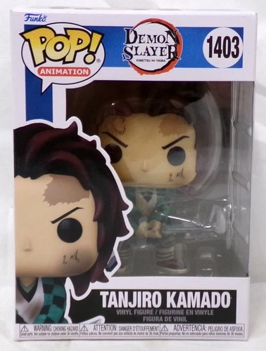 Funko Pop! 1403 Tanjiro Kamado Demon Slayer Vinyl Figure New 2023