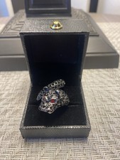 Black Panther Wrap Ring Sz 9 Vintage Black He...