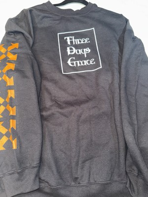 Men s Brand New W/O Tags - The Thread Shop Three Days Grace Crewneck - Size 2XL