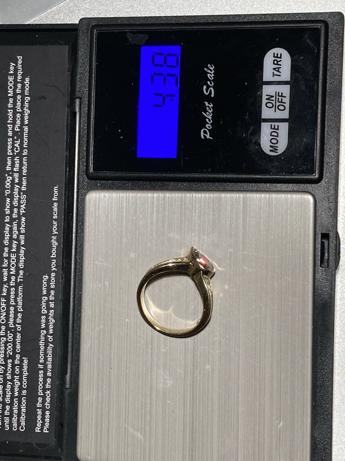 14k Solid Yellow Gold Engagement Ring Solitaire B… - image 9