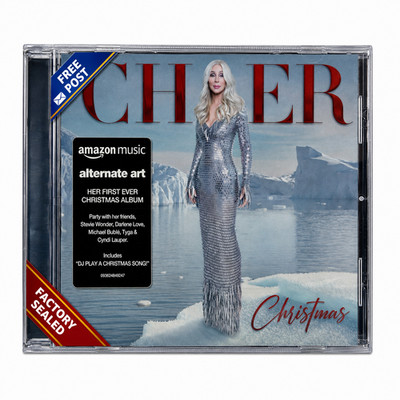 Cher Christmas CD Factory Sealed Amazon Music Alternate Cover 2023 New