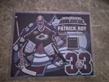 Patrick Roy Colorado Avalanche Game Used Stick Picture With Coa