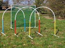 HOOPERS Agility Combi - Set / 1 Gate / Gatter / Trennzaun / 3 x Hoopers Bogen