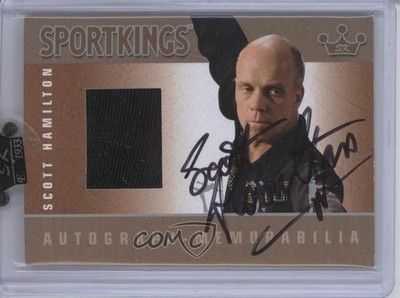 2010 Sportkings Series D Memorabilia Silver Scott Hamilton #AM-SH2 Auto 0p5