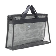 Dust bag bags, transparent bag S size PVC dustproof, grey