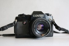 Contax 137 MA Quartz Film SLR Camera with Yashica 50mm 1.9mm Lens - Tested