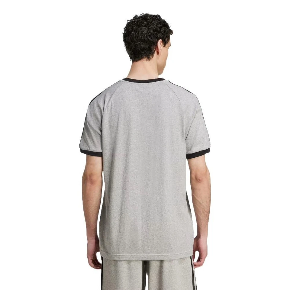 Adidas Men's T-Shirt Original Short Sleeve 3 Stripe Essential California Tee - Image 4 of 4