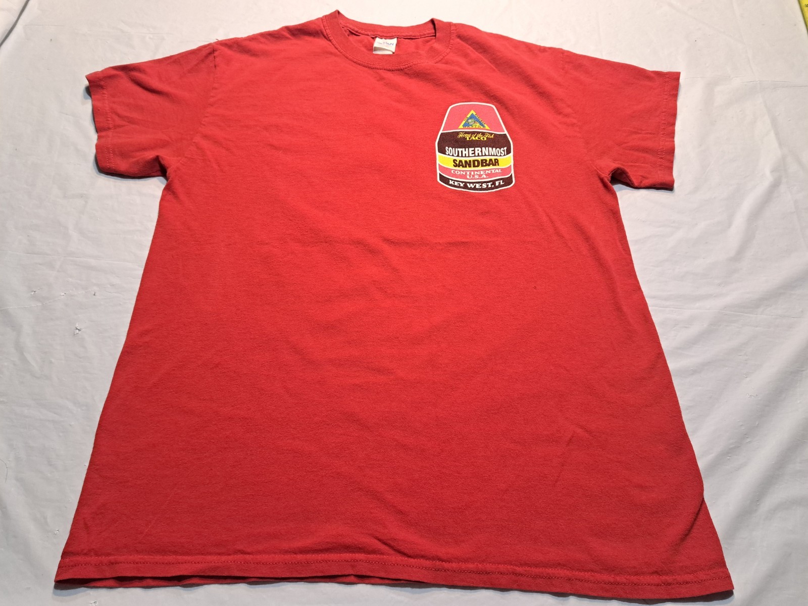 Key West T Shirt Med Sandbar Sports Grill Home Of The Fish Taco  Sandbar Nation 