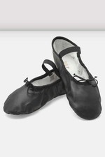 NEW Bloch Ladies Dansoft Leather Ballet Shoes - Black Size 8B