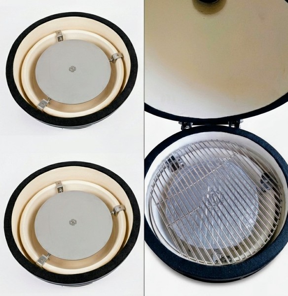 Deflector de calor Lidl 2026 más grande Kamado 5 mm configurado y bajo y lento e indirecto 🔥