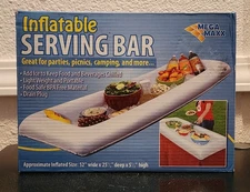 Inflatable Serving Bar Ice Food Beverages Parties Picnics Camping 52" Size