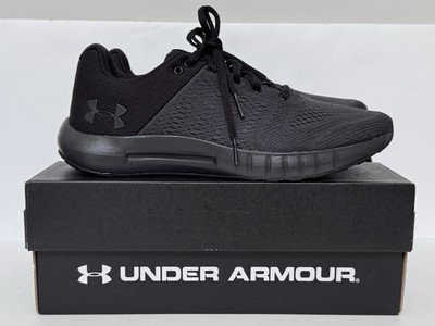 Under Armour Mens Micro G Pursuit Athletic Sneakers Sz 8 Black Gray 3000011-104