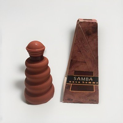 Samba Nova Homme 3.3 oz EDT Spray for Men   New Vintage Pyramid Box Rare