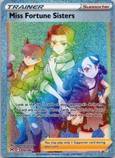 Miss Fortune Sisters 209/196 Rainbow Rare Lost Origin Pokemon Near Mint on eBay