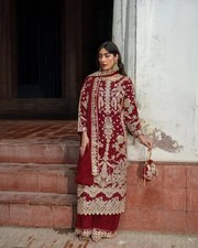 Pakistani Salwar Kameez Ready To Wear Dress Palazzo Suit Wedding Party Bollywood
