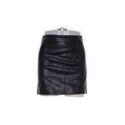 H&M, Rock, Größe: 36, Schwarz, Polyester/Polyurethan, Einfarbig #B11
