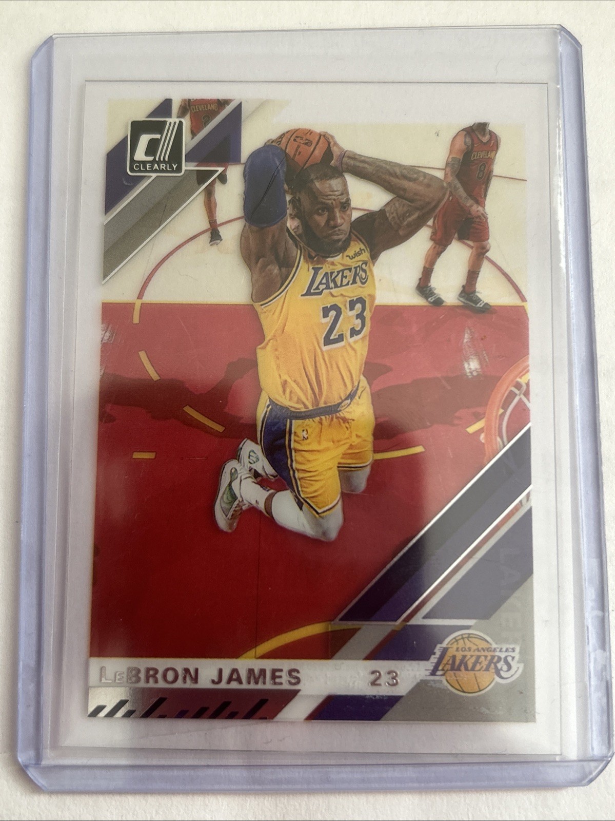 2019-20 Panini Clearly Donruss - LEBRON JAMES - Los Angeles Lakers #20