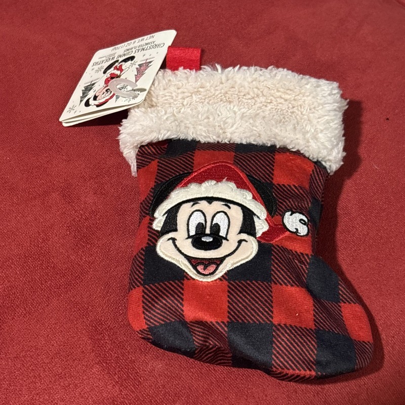Disney Parks Mickey Mouse Christmas Gummy Wreaths Candy Stocking Sock