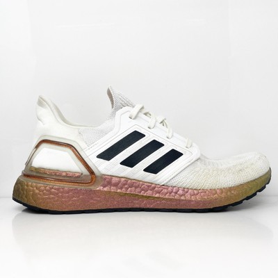 Adidas Womens Ultraboost 20 EG9780 White Running Shoes Sneakers Size 11