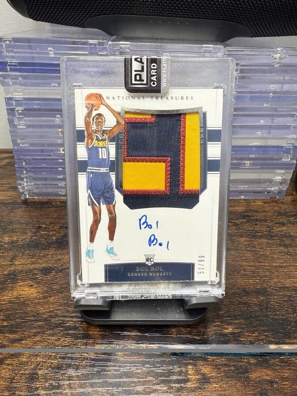 2019 Panini National Treasures Bol Bol TRUE RPA Rookie Patch Auto /99 