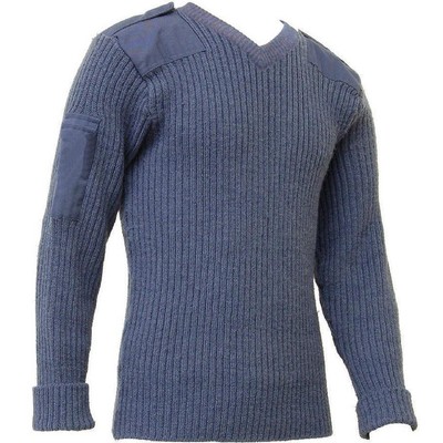 Royal Air Force V-Ausschnitt Trikot, blau grau