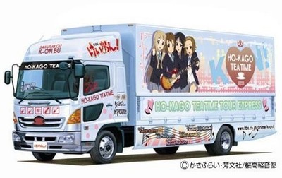 Aoshima 1/32 Itasha No.SP K-ON Truck Tour Express Ho-kago Tea Time Model kit