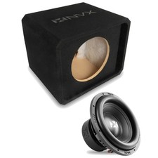 NVX NE121P Single 12" Slot Ported 3/4" MDF Subwoofer Enclosure w/ 12" Subwoofer