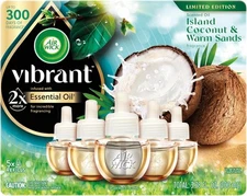 AIR WICK Scented Oil - Vibrant Refill Island Coconut & Warm Sands 5 ct.