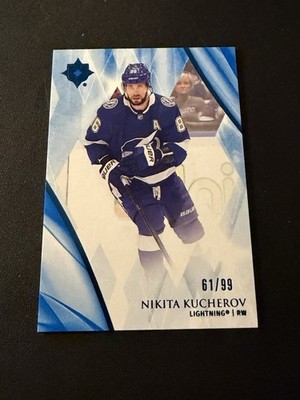 2023-24 Upper Deck Ultimate Collection Blue /99 Nikita Kucherov #49