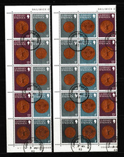 GUERNSEY 1983 Buildings &pound;1.00 & &pound;1.30 Booklet Panes - SG 180c/d - used