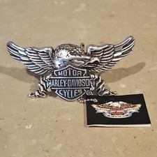 Vintage 2005 Harley Davidson Eagle Wings Bar Shield Belt Buckle 99436-05V NWT