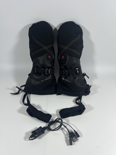 Therm-ic Ultra Heat Mittens Women - Size 7.5 Small Black
