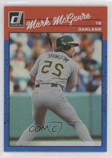 2023 Donruss Retro 1990 Variation Holo Blue Mark McGwire (Reversed Image) 0c6