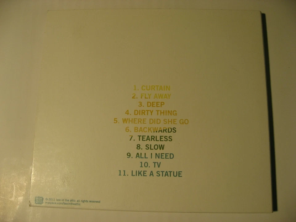 Box in the Attic, Sound Box, Curtain, Fly Away, Deep, Dirty Thing, Audio-CD - Bild 2 von 2