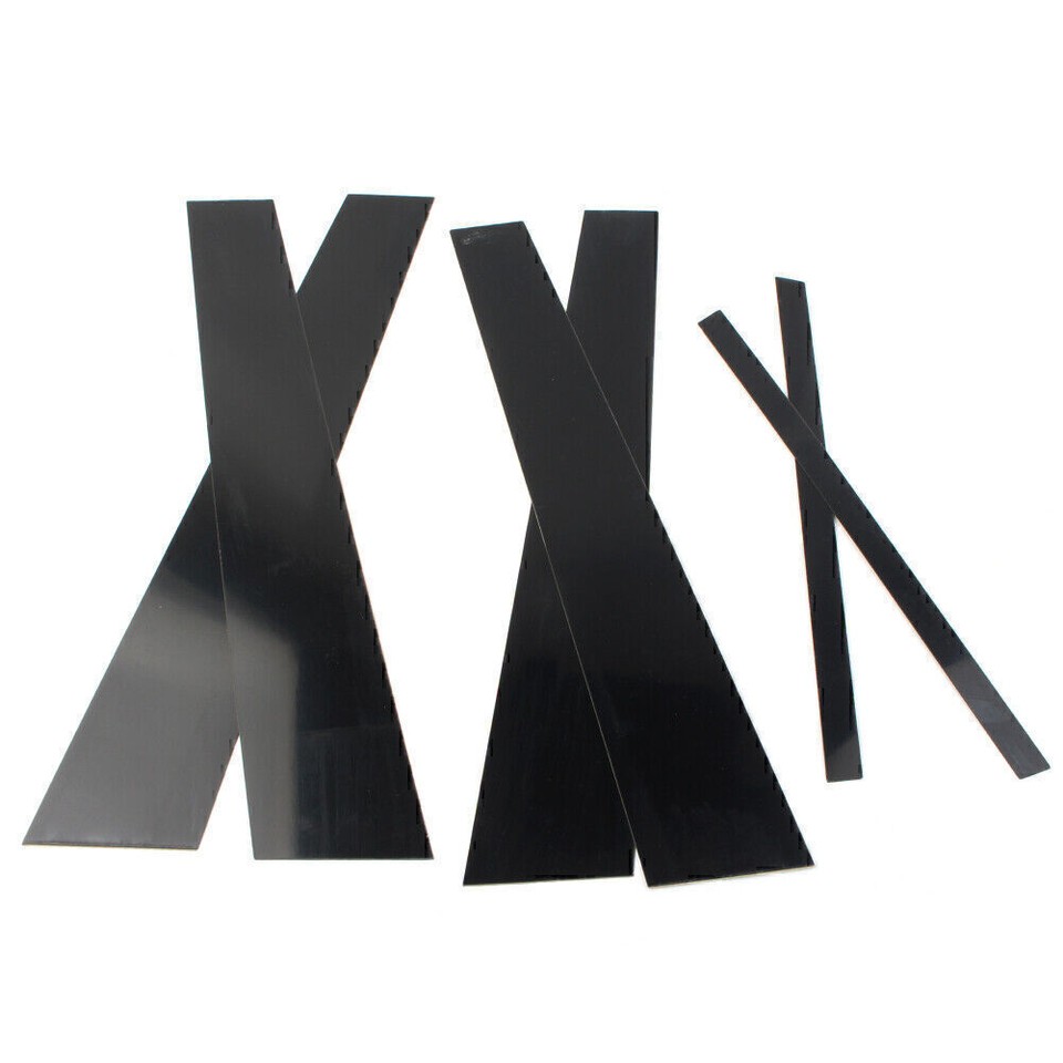 6x Door Trim Cover Kit Black Pillar Posts For Honda Accord 20082012 eBay