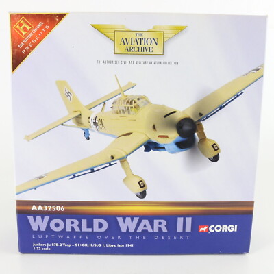 Junkers Ju 87b-2 Libya 1941 WW2 Luftwaffe Corgi Aviation 1:72