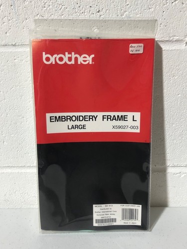 Brother SA-413 Large Embroidery Frame L X59027-003 Model PE-100 NEW in Package - Picture 2 of 3