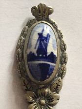 Vintage Souvenir Spoon Collectible Holland Windmill