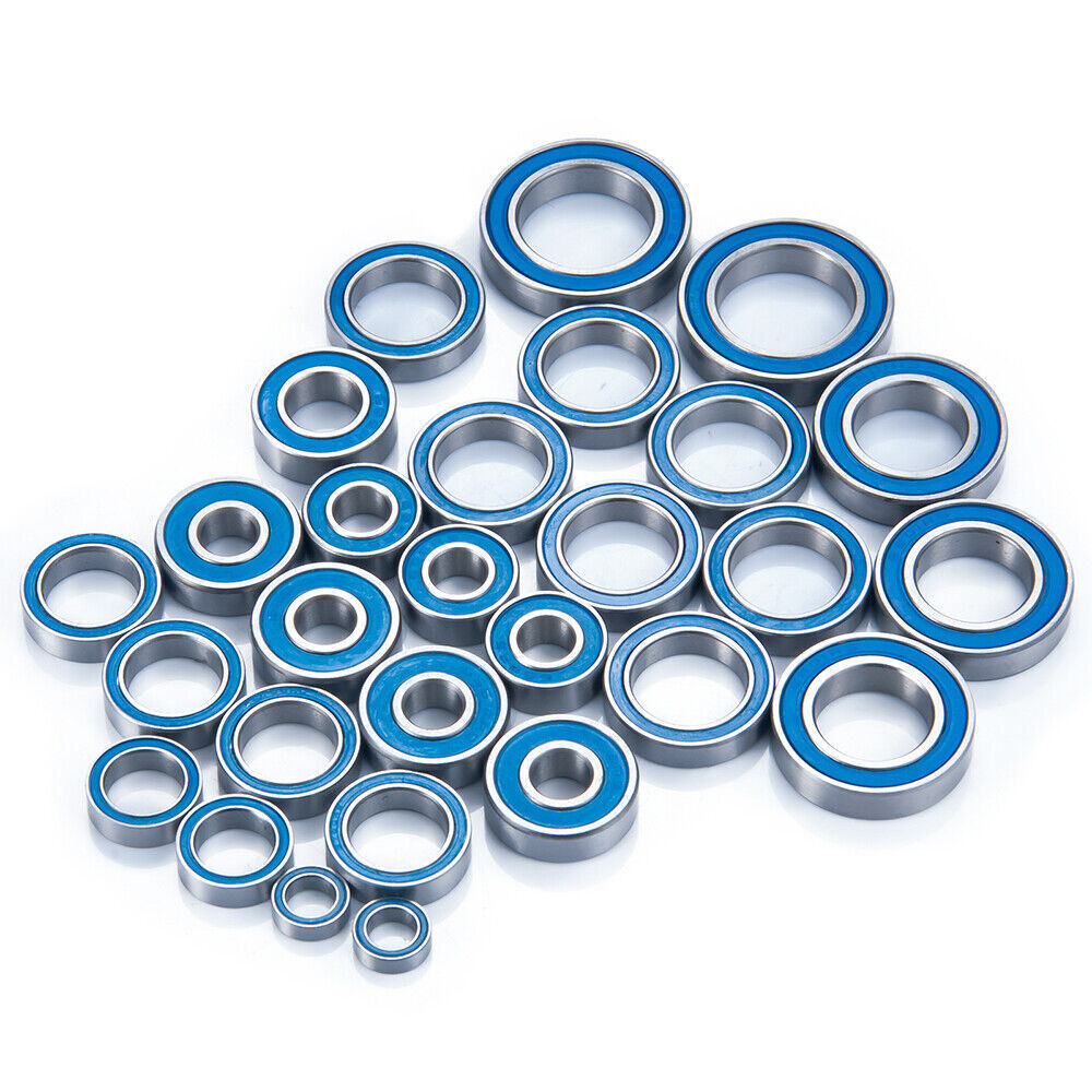 28x Wheel Hub Axle Blue Bearing ABEC3 P6 for Traxxas Maxx WideMAXX 1/10 RC Car