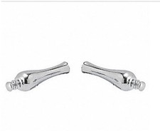 GRAINGER 1WXU7 Bathroom Faucet Handle Kit- Chrome-Hot  Cold Handles, Stem, Cap