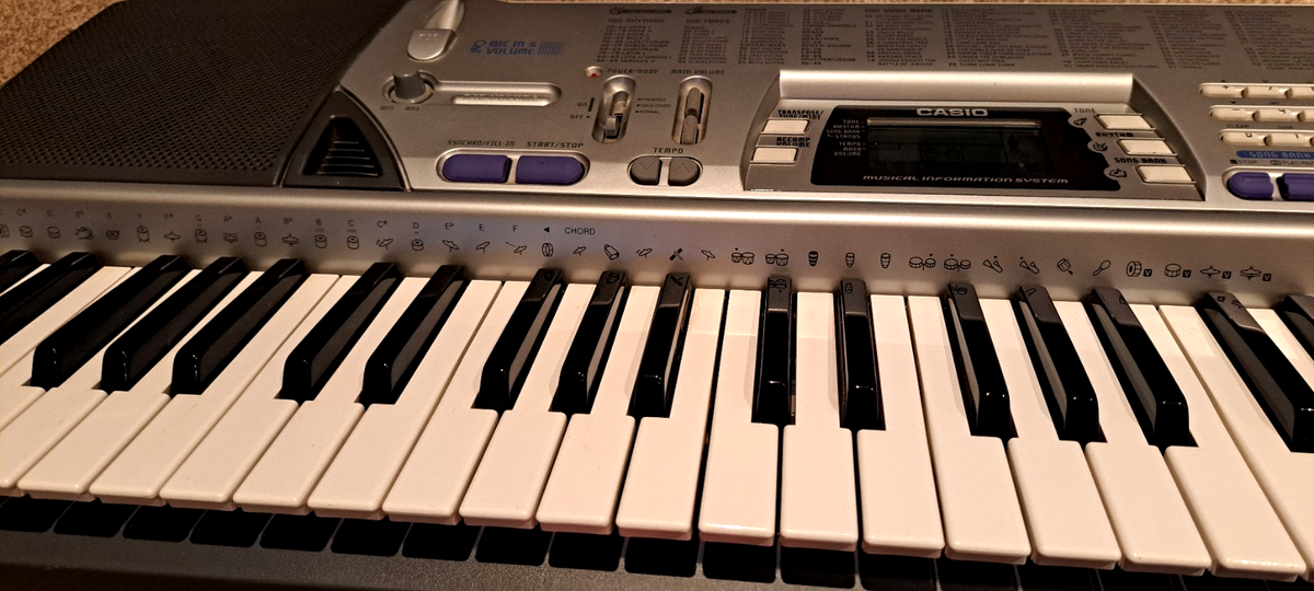 CASIO CTK-481 CTK-496 キーボードセット Casio CTK-496 Electronic Keyboard with 61 Full-Size Keys