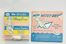 Vintage 50  s 60  s Modella Diaper Cover  Diaper Liner New Old Stock In Box