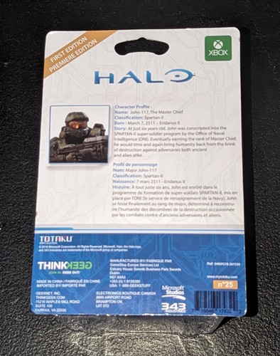 Totaku Collection Halo Master Chief Figure Sealed - Picture 3 of 3