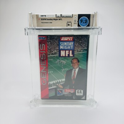 ESPN Sunday Night NFL - Sega Genesis, 1994 Sealed (not CGC VGA) New WATA 9.2 B+