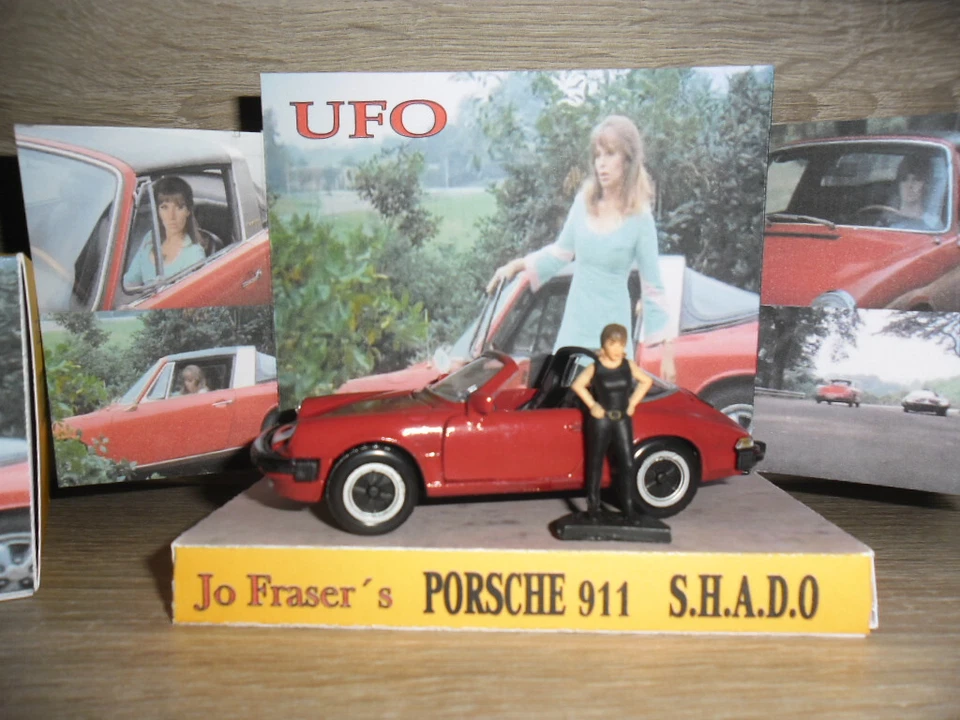 UFO SHADO GERRY ANDERSON PORSCHE 911 JO FRASER CODE 3 MODEL  + BOX / DISPLAY - Image 4 of 4