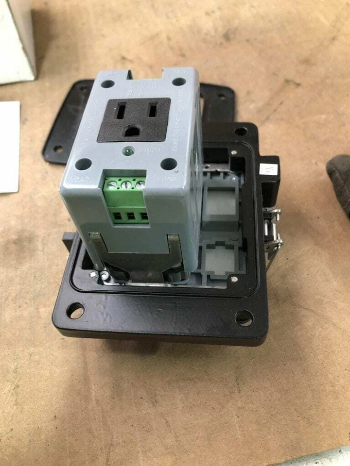 Grace H-RF0-K2 Domestic GFCI Inside-Outside Rear Outlet 120VAC 5A -NIB - Image 2 of 4