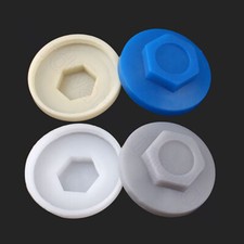 Screw Waterproof Caps Plastic Cap for 5.2mm Hex Head Self-drilling Screws Bolts
