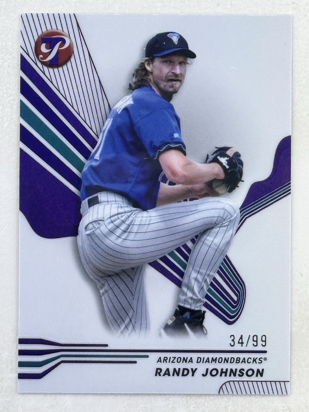 2024 Topps Pristine - Randy Johnson #14 Purple Refractor /99 for sale ...