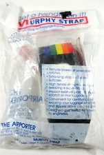 Vintage Murphy Security Luggage Strap Rainbow 'The Airporter' Fits Up to 150lb